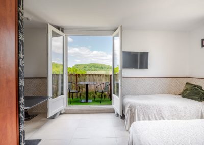 Les Arceaux chambre d'hôtes à louer à Lavèrune - Montpellier - Grande chambre avec terrasse