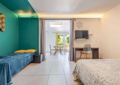 Gîte à Lavèrune proche de Montpellier dans l'Hérault - Grande chambre